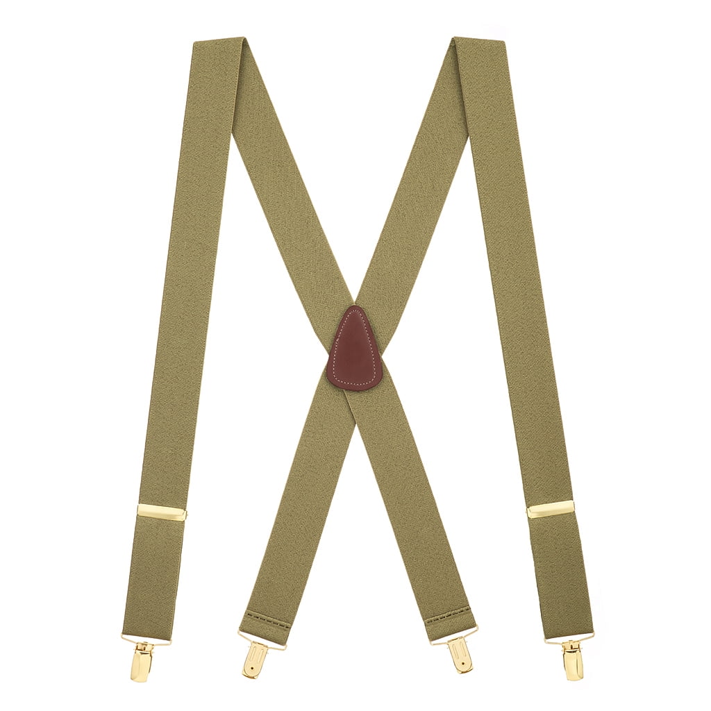 1.5 Inch Wide Pin Clip Suspenders