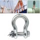 thumbnail image 5 of Piezas De Máquina De Elevación Grillete De Ancla Tipo De Arco De Acero De Aleación Resistente Con Tuerca Máquina De Elevación De Barcos Parts1Pc 6.5t Grillete De Ancla YLSHRF 1 grillete de ancla de 6,5 t., 5 of 8