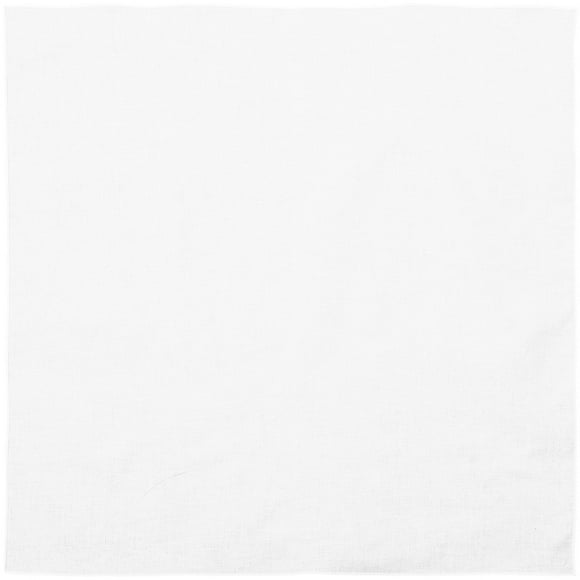 Pañuelo cuadrado suave teñido con lazo de tela en blanco, pañuelo de algodón, pañuelo DIY