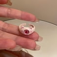 thumbnail image 1 of Lindo anillo de monstruo de gato lindo moda femenina anillo de dedo de dieta ajustable abierto anillo de personalidad de novias, 1 of 1