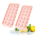 thumbnail image 1 of 3 piezas de bola de hielo Frozen Ice Cube Mold-18 Grid Cone Pink MFZFUKR CPB-DE-LYY1540-4, 1 of 5