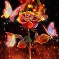 thumbnail image 2 of Cuadros Decorativos 5D DIY mariposa flor cuadrado resina completa diamante pintura decoración arte trabajo DQrwqpou Nuevos Originales, 2 of 9