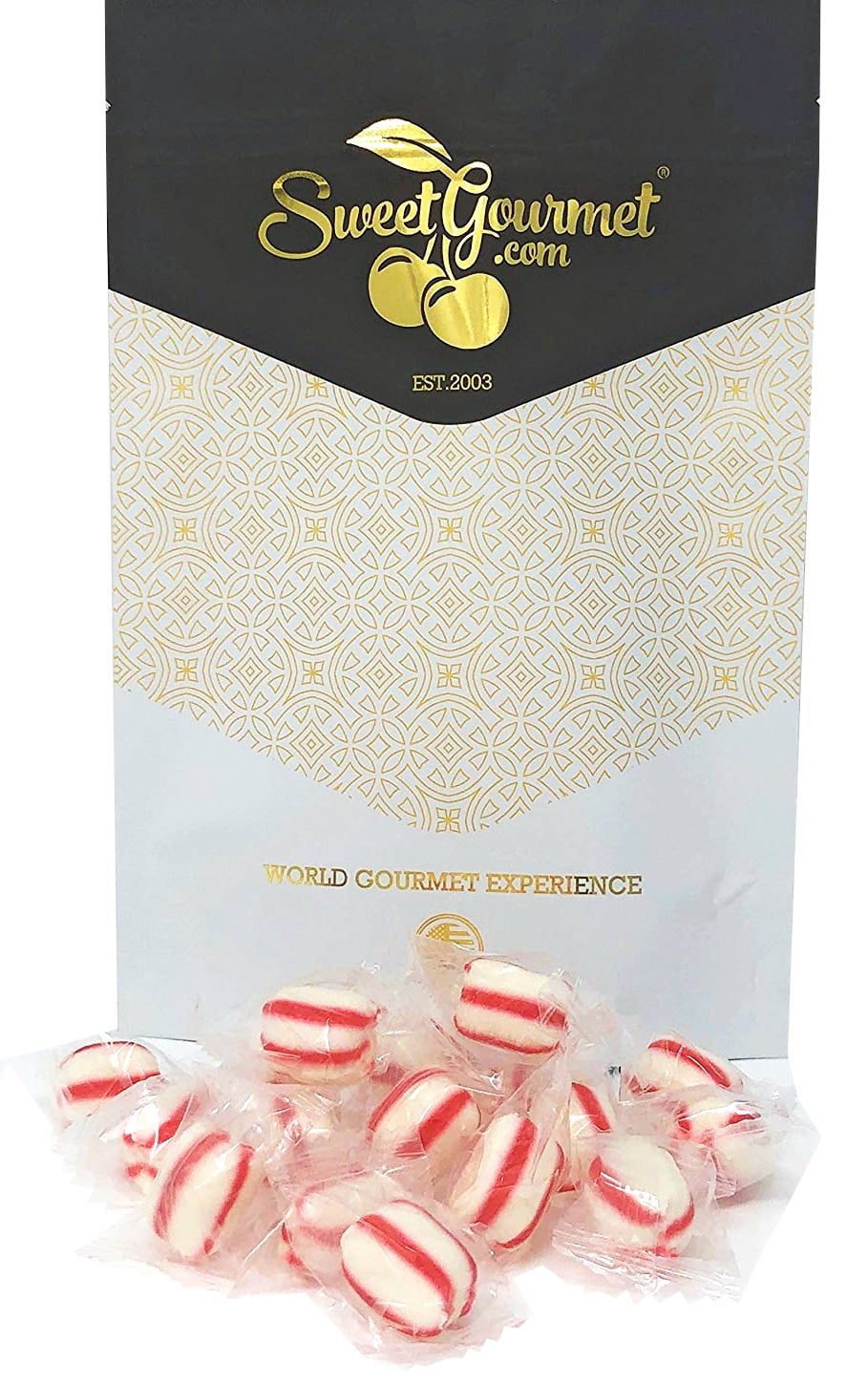 Colombina Peppermint Soft Mint Puffs Clear wrapper bulk 15oz bag