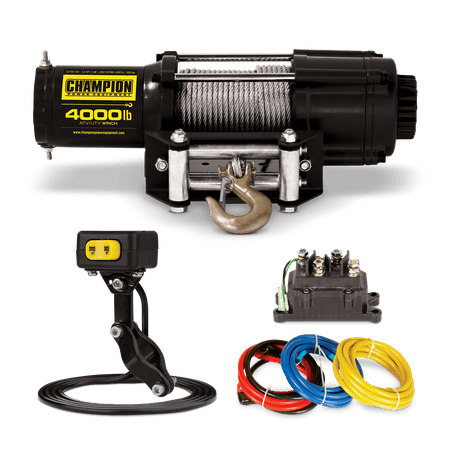 Champion Power Equipment 4000-lb. ATV/UTV Winch Kit with Mini-Rocker