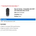 thumbnail image 2 of Rear Air Spring - Compatible with 2007 - 2015 Mercedes-Benz GL450 2008 2009 2010 2011 2012 2013 2014, 2 of 2