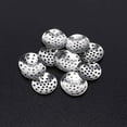 thumbnail image 3 of 50 Pieces Brooch Base Portable DIY Crafting Holes Replaceable Simple Brooches Jewellery Mesh Disk Shell Assorted Kit Handicraft Accessories Gold, 3 of 9