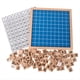 thumbnail image 5 of Material Didáctico de Matemáticas 1-100 Tablero Continuo Digital Tablero de Madera de Cien Cuadrículas Rompecabezas de Educación Temprana para Niños,A, 5 of 5