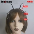thumbnail image 5 of Horquilla con remaches para hombre y mujer, horquilla Harajuku gótica Punk Y2K Lolita con pinchos, horquilla de cuerno de demonio, Batterttes para chica, horquillas steampunk, regalo, 5 of 5