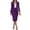 #293 Purple, variant on Womens Suits 2 Piece Set Business Skirt Suit Set Short Sleeve Blazer and Skirt Suit Set Casual Work Office Outfits Black XL