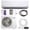 24000 BTU, variant on Klimaire Entrada 12,000 BTU 17 SEER2 Ductless Mini-Split Heat Pump Air Conditioner with 16 Ft. Installation Kit, Wall Bracket, Electrical Disconnect, and Whip - 230V