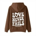 thumbnail image 6 of YOTMKGDO Hoodie Womens Sweatshirt Love Never Fails Hoodie for Women Oversized Boyfriend Hooded Sweatshirts Casual Womens Fall Fashion 2024, Sizes S-XXL, 6 of 6