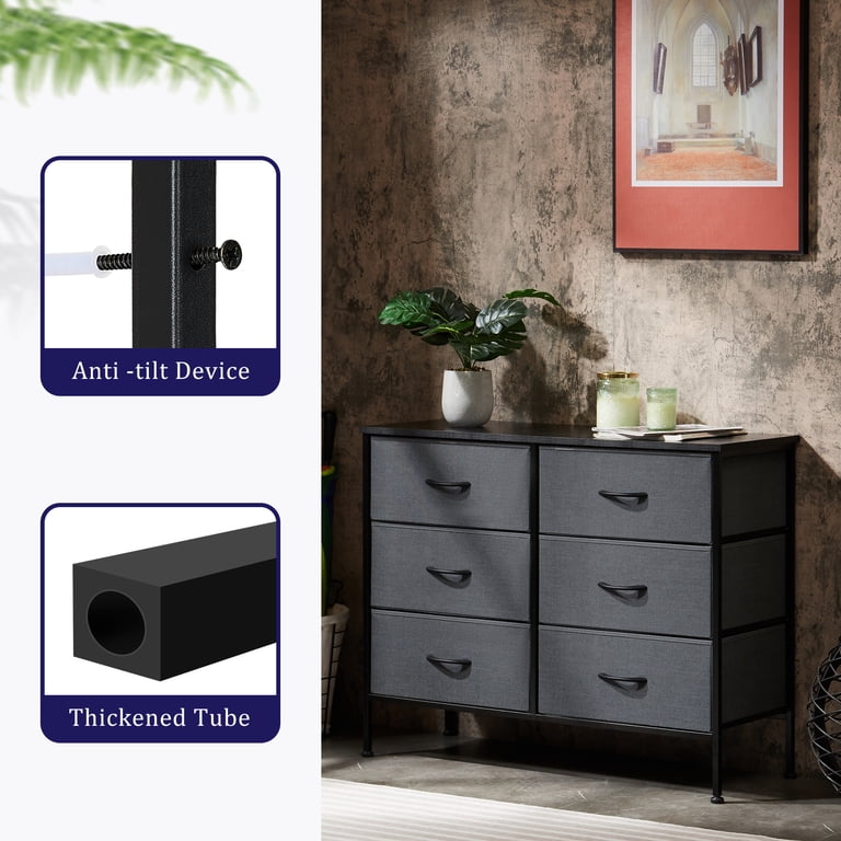 draw drawers ドットトップス Four Hands Natalia 8 Drawer Dresser Vintage Black 234256-001