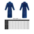 thumbnail image 6 of FashGudim Mens Robes Big and Tall Full Length Shawl Collar Long Plush Robe (Navy,7XL), 6 of 6