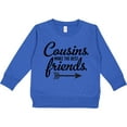 thumbnail image 2 of Inktastic Cousins Make the Best Friends with Arrow Toddler Sweatshirt, 2 of 4