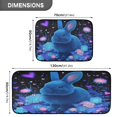 thumbnail image 3 of 2-Piece Kitchen Mat Set Non Slip Washable Floor Mats Decorative Rugs for Kitchen Sink Laundry Blue Bunny, 3 of 7