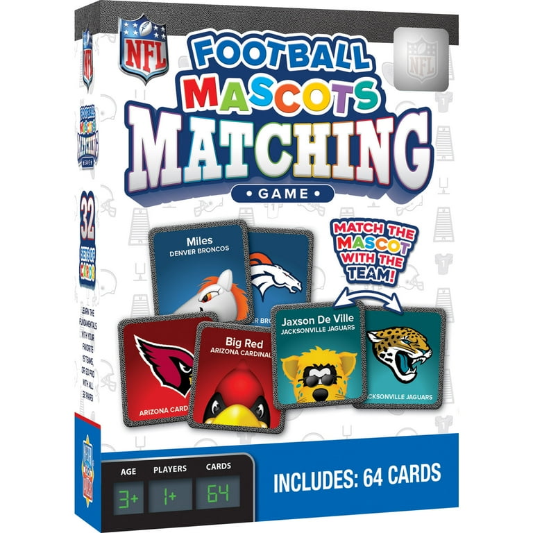 MasterPieces Sports Games NFL Mascots Matching Game for Kids and