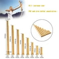 thumbnail image 5 of 12×200gr Heavy Weight Arrow Brass Inserts Base Archery ID6.2mm Arrow Shaft, 5 of 5