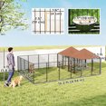 thumbnail image 3 of PawHut Enclos Extérieur pour Chien, Enclos pour Chien Robuste avec 2 Pcs, 3 of 10