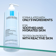 La Roche-Posay Toleriane Moisturizing Milky Facial Cleanser for Dry, Sensitive Skin, 13.5 fl oz