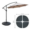 Abble Round Plastic Free Standing Umbrella