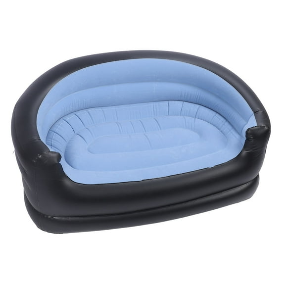 Inflatable Couch for Camping and Home, Inflatable Chair for Adults, Portable Blow Up Couch Lounger Air Sofa Air Mattress for Indoor Living Tent Camping Outdoor Activities