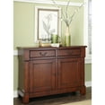 thumbnail image 4 of Homestyles Aspen Wood Buffet Table/Sideboard in Mahogany Brown, 4 of 6