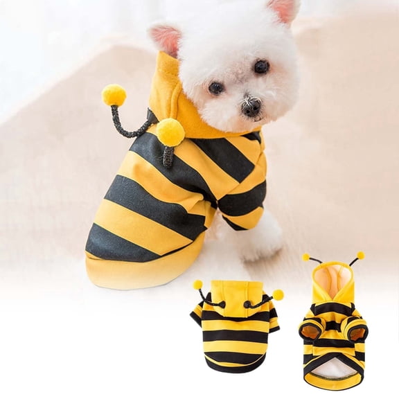 Pet Pet Hoodies Soft Cat Holiday Warm Clothes Funny Outfits for Small Medium Dogs