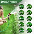 thumbnail image 3 of Hose Nozzle,Heavy Duty Metal Garden Hose Nozzles - 10 Spray Patterns Leak-Proof Hose Sprayer Nozzle with Thumb Control, High Pressure Water Hose Nozzle for Watering Plants, Car and Pet, 3 of 7
