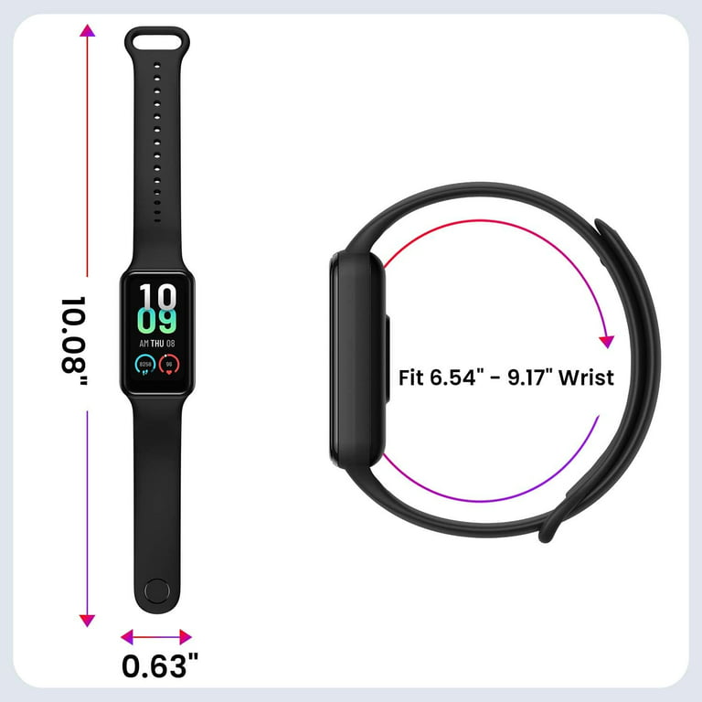 New Silicone Watch Strap For Huami Amazfit Band 7 SmartWatch Band Bracelet  Soprt Wristband For Amazfit band7 Strap Buckle Correa