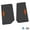 Black w/ Orange Insert, variant on Flextread Floor Mats for 14-18 Jeep Wrangler JK 2-Door - Mopar Licensed Factory Fit - Rugged Woods Camouflage w/ Pink Willys Insert - 100% Made in USA