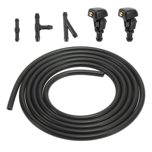 Front Windshield Washer Nozzles Kit with 3 Connectors 28931-7S000 for Nissan Titan 2004-2015