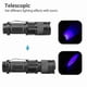 thumbnail image 3 of Purple light Flashlight Led Ultra Violet Uv 365 Nm Blacklight Flashlight Inspection Lamp Torch, 3 of 5