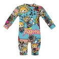 thumbnail image 6 of Aggretsuko Baby Footless Rompers, Long Sleeve Baby Onesie Jumpsuit for Boys Girls, 6 of 8