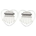 thumbnail image 4 of Masteelf 2pcs Thumb Piano Finger Piano Useful Music Instrument Kalimba Music Lover Gift, 4 of 8