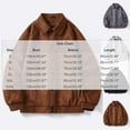 thumbnail image 3 of Xdegoge Mens Suede Leather Bomber Jacket Vintage Snap Button Up Motorcyle Coat Casual Fall Lightweight Everyday Outerwear, 3 of 6