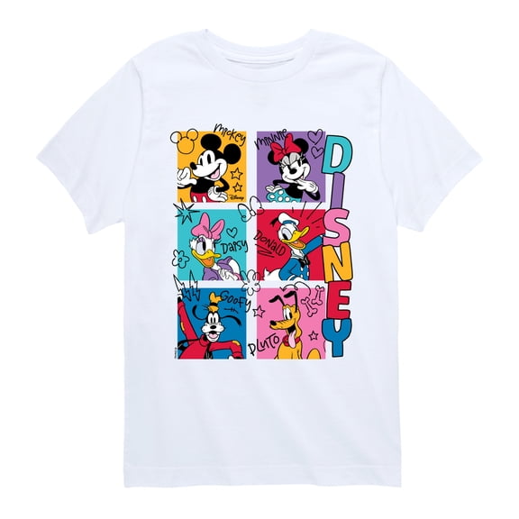 Disney - Mickey and Friends Yearbook Boys' Short Sleeve Graphic T-Shirt