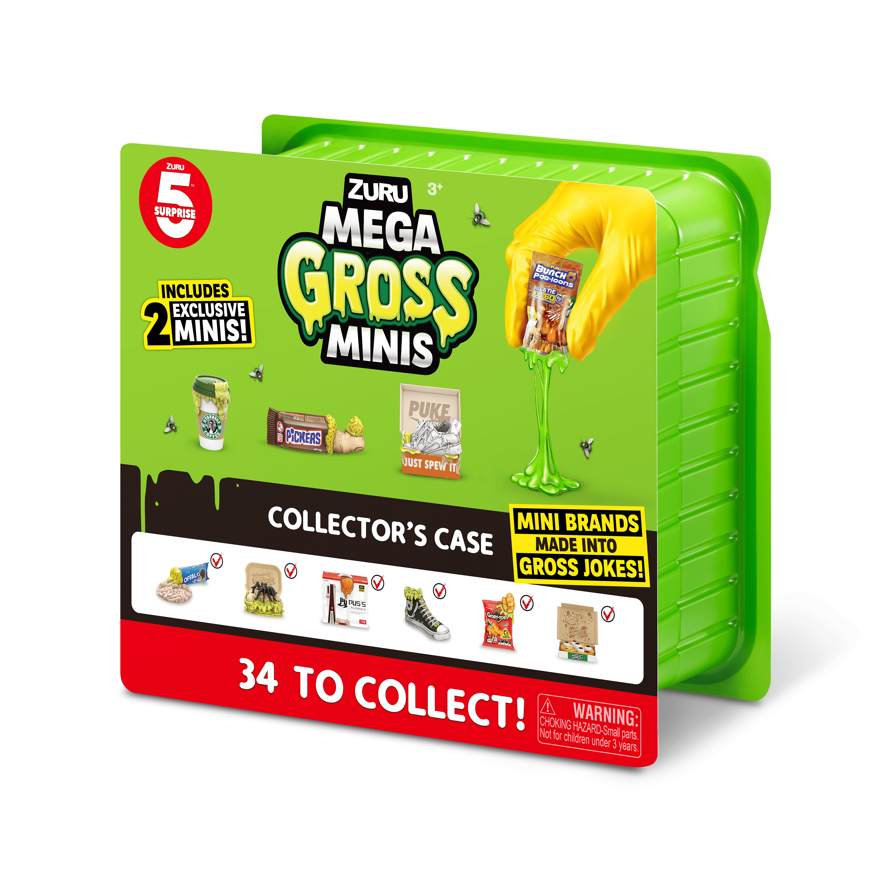 5 Surprise Mega Gross Minis Collector's Case by ZURU