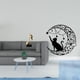 thumbnail image 2 of Escultura de resina de gato con notas musicales, adorno de mesa creativo, arte de pared de gato negro, decoración de de metal, figura musical, ce, 2 of 8