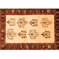 thumbnail image 1 of Ahgly Company Indoor Rectangle Persian Orange Traditional Area Rugs, 8' x 10', 1 of 1