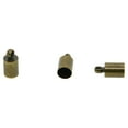 thumbnail image 3 of simhoa 50 Pcs Embouts de Cordon en Laiton, Embouts de Cordon en Cuir, Embouts de Collier, 2mm, 3 of 8