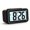 Black, variant on Brightness Adjustable Digital Alarm Clock 0-100 with Snooze HD Display for Home Travel Office Use