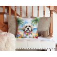 thumbnail image 3 of Coussin Décoratif Lhasa Apso Luau, 3 of 6