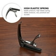 thumbnail image 4 of SHISUYAN Portable Metal Guitar Capo with Stable Pressure and High Elastic Spring for Great Tone Modification, 4 of 8
