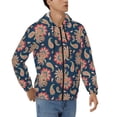 thumbnail image 4 of Zip Up Hoodies for Men - Paisley Pattern No.90116 Long Sleeve Comfrt Men'S Fashion Hoodies & Sweatshirts, Jackets for Men Hoodies Pullover Clothing Clothes with Pouch, 4 of 5