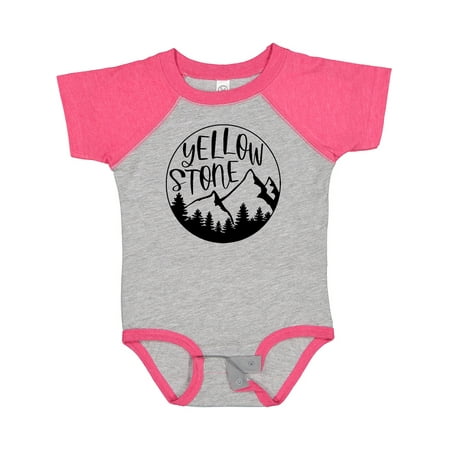 

Inktastic Yellowstone National Park- Mountains Gift Baby Boy or Baby Girl Bodysuit
