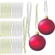 thumbnail image 3 of Advancent 100 piezas de hilo de adorno de terciopelo burdeos, paquete de 100 para posibilidades de decoración versátiles Kits de decoración para fiestas verde, 3 of 6