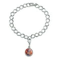 thumbnail image 2 of DC Super Hero Girls Wonder Woman Silver Plated Bracelet with Antiqued Charm, 2 of 5