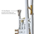 thumbnail image 3 of Valve Trombone Bb White brass MADE WITH HARD/CASE MOUTHPIECE GREAT SALE TRUMBONE, 3 of 10