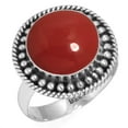 thumbnail image 1 of 925 Silver Ring For Women - Teens Red Stone Stone Silver Ring Size 12 October Birthstone Handmade Silver Ring Size 12 Gift For Wife On Christmas 925 Silver Jewelry With Gemstone, 1 of 5