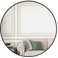 thumbnail image 5 of 39 Inch Black Metal Framed Round Bathrrom Mirror for Wall., 5 of 9
